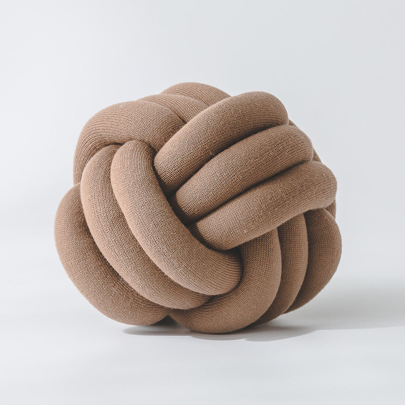 🛋️ Nordic Knot Ball 🌀 – Stilvolles Deko-Kissen mit skandinavischem Flair!