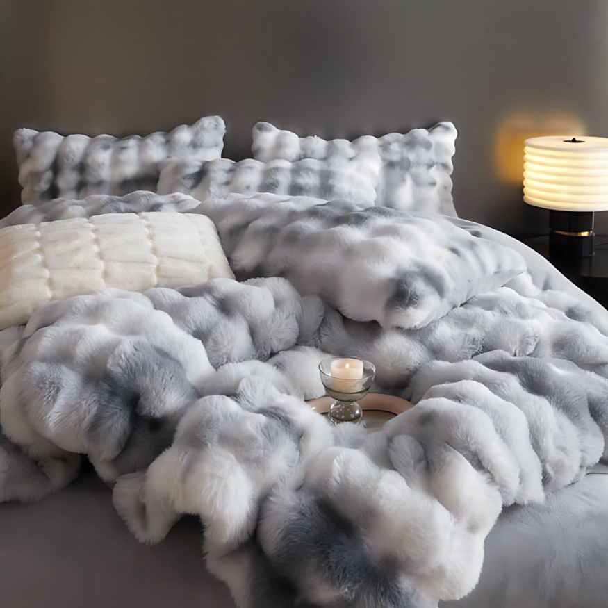 Fur Velvet 4-teilige Bettwäsche  ✨ 🐇