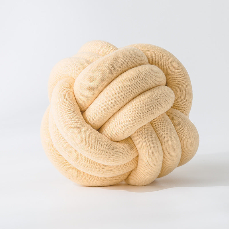 🛋️ Nordic Knot Ball 🌀 – Stilvolles Deko-Kissen mit skandinavischem Flair!